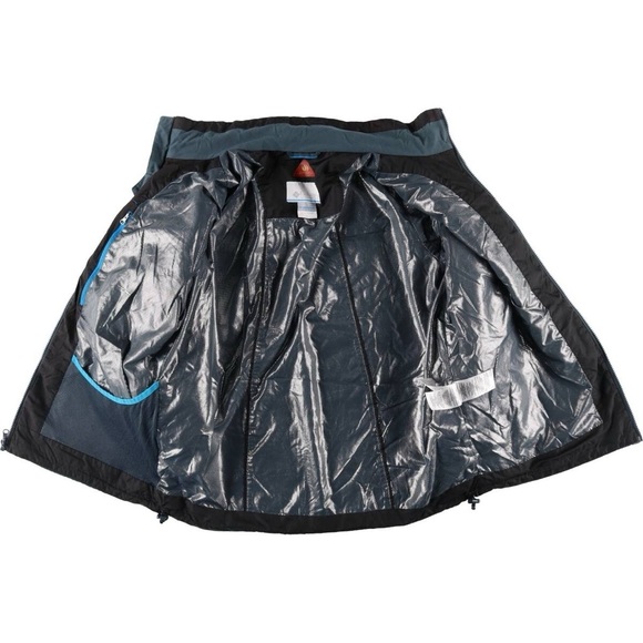 Columbia Two-Tone Black and Blue Jacket with Omni-heat liner Mens Size Small - Picture 5 of 14